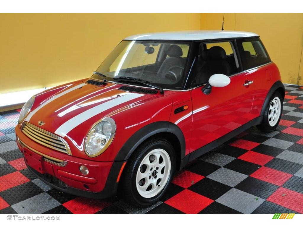 2002 Cooper Hardtop - Chili Red / Panther Black photo #3