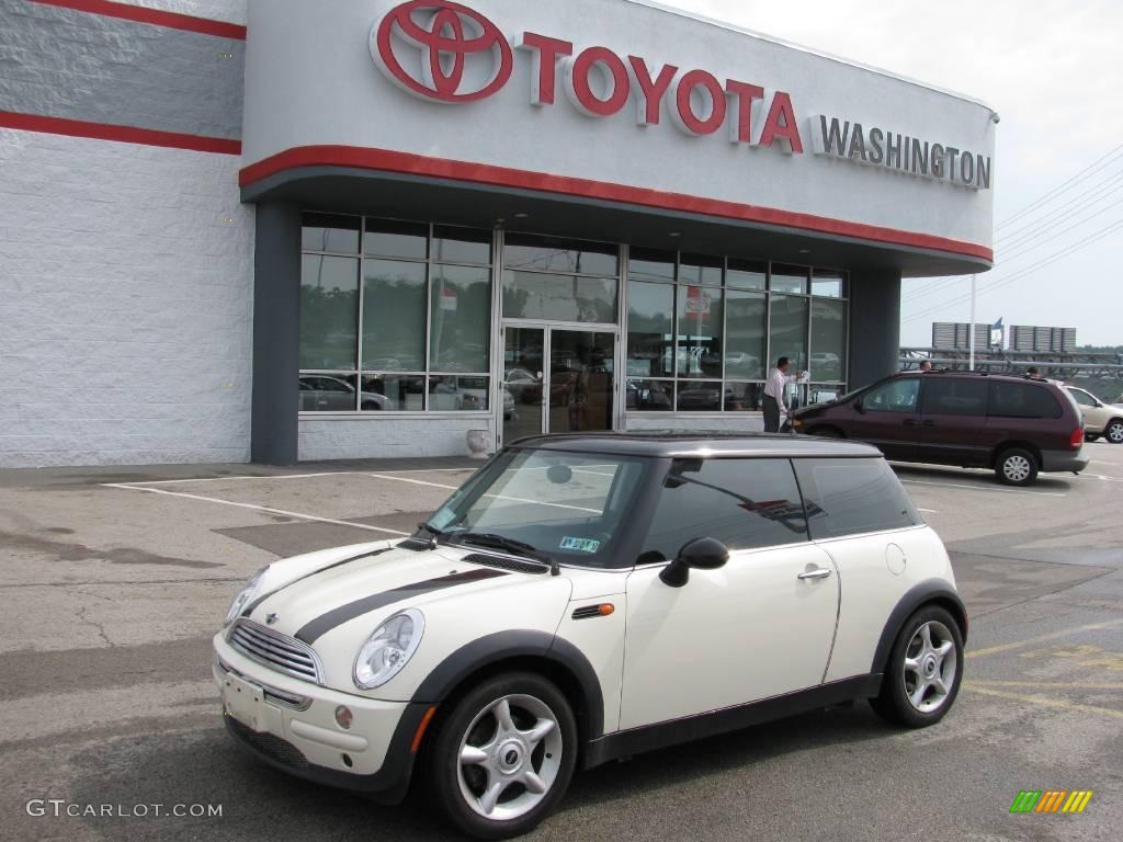 2002 Cooper Hardtop - Pepper White / Panther Black photo #1