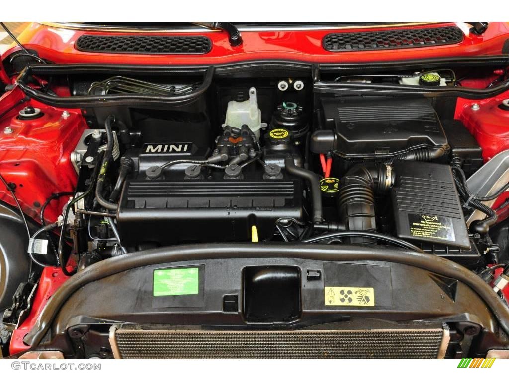 2002 Cooper Hardtop - Chili Red / Panther Black photo #15