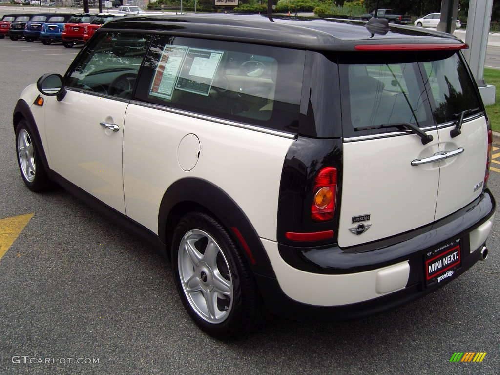 2009 Cooper Clubman - Pepper White / Gravity Tuscan Beige Leather photo #2