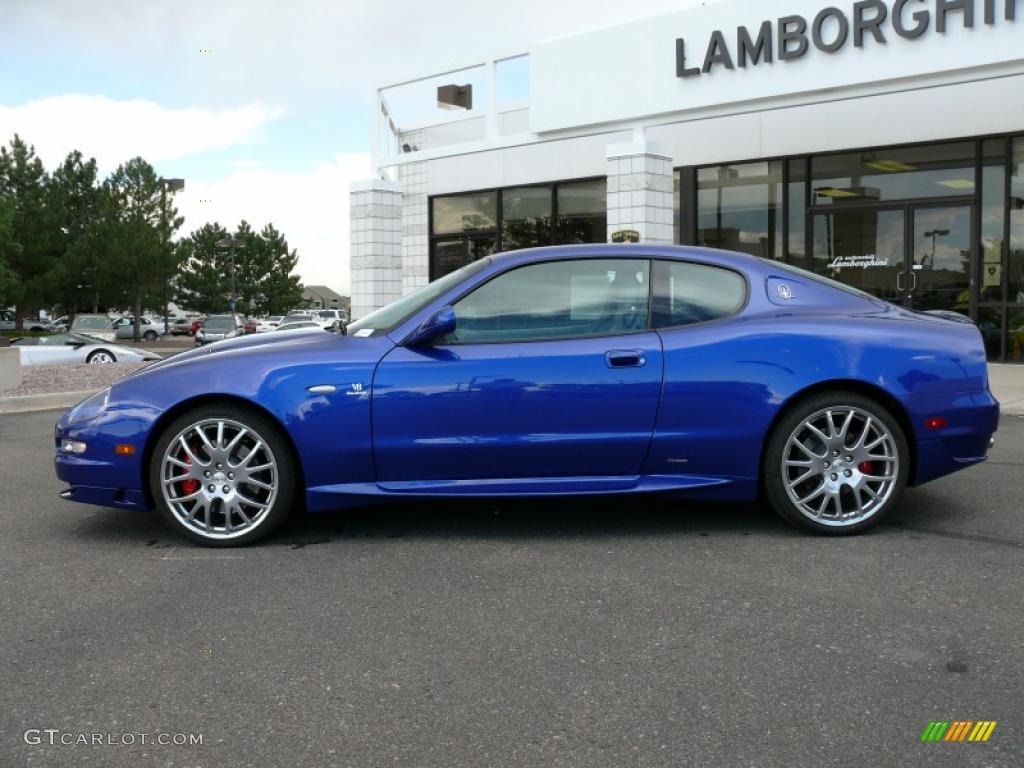 2006 GranSport Coupe - Blu Mediterraneo (Blue) / Gray/Gray photo #9