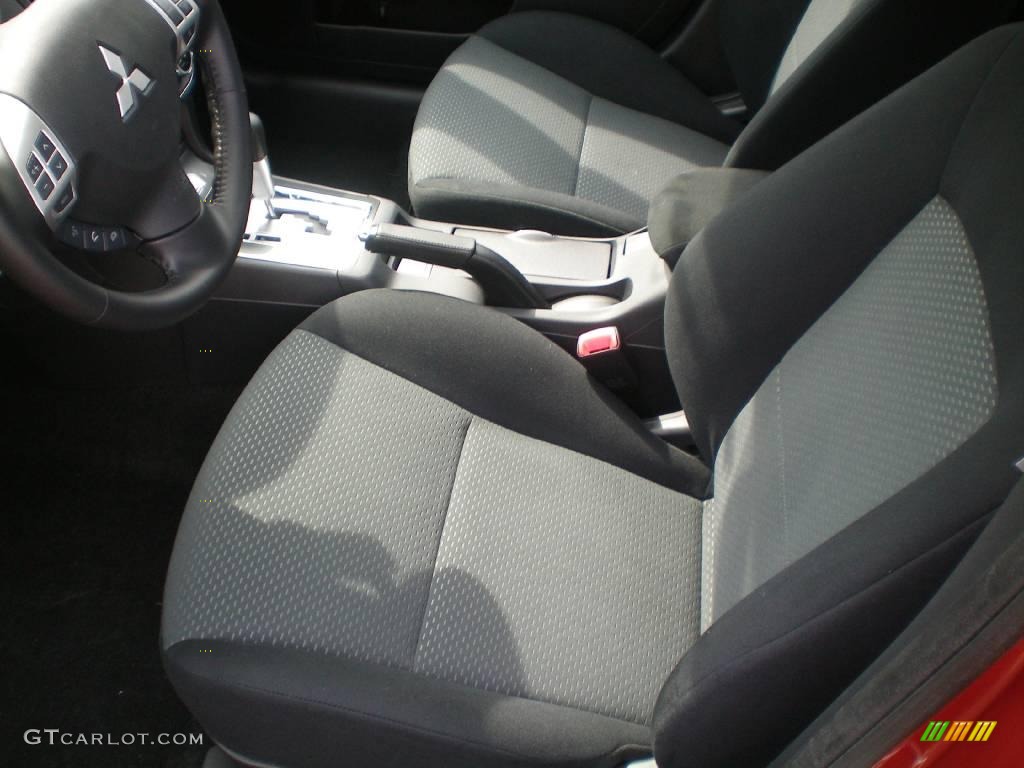 2010 Lancer GTS - Rotor Glow Orange Metallic / Black photo #2