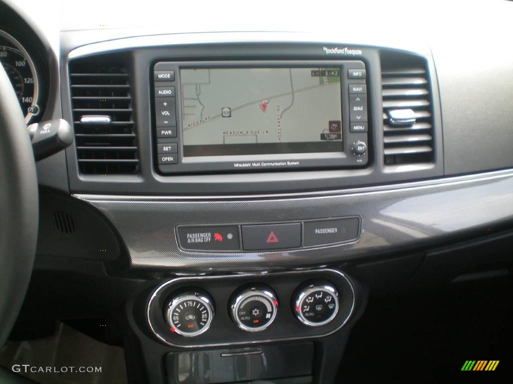 2010 Lancer GTS - Rotor Glow Orange Metallic / Black photo #6