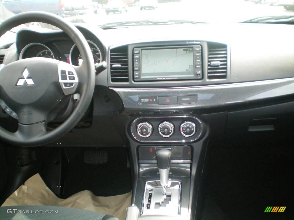 2010 Lancer GTS - Rotor Glow Orange Metallic / Black photo #26