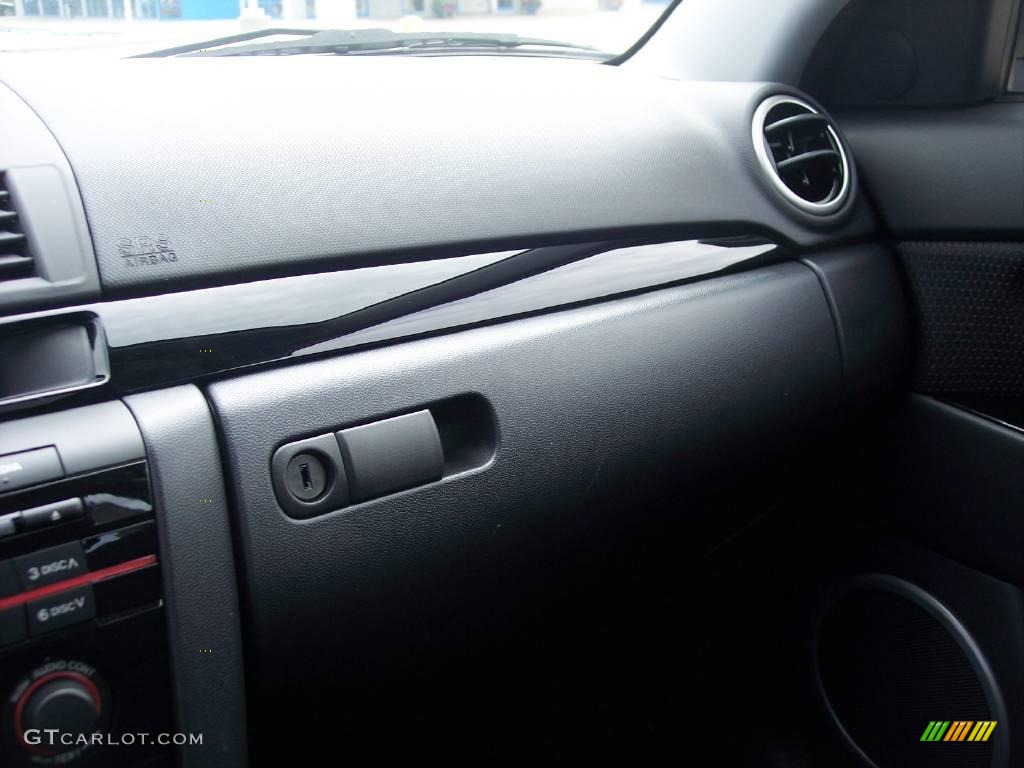 2008 MAZDA3 s Sport Hatchback - Galaxy Gray Mica / Black photo #18