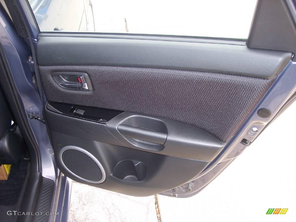 2008 MAZDA3 s Sport Hatchback - Galaxy Gray Mica / Black photo #22