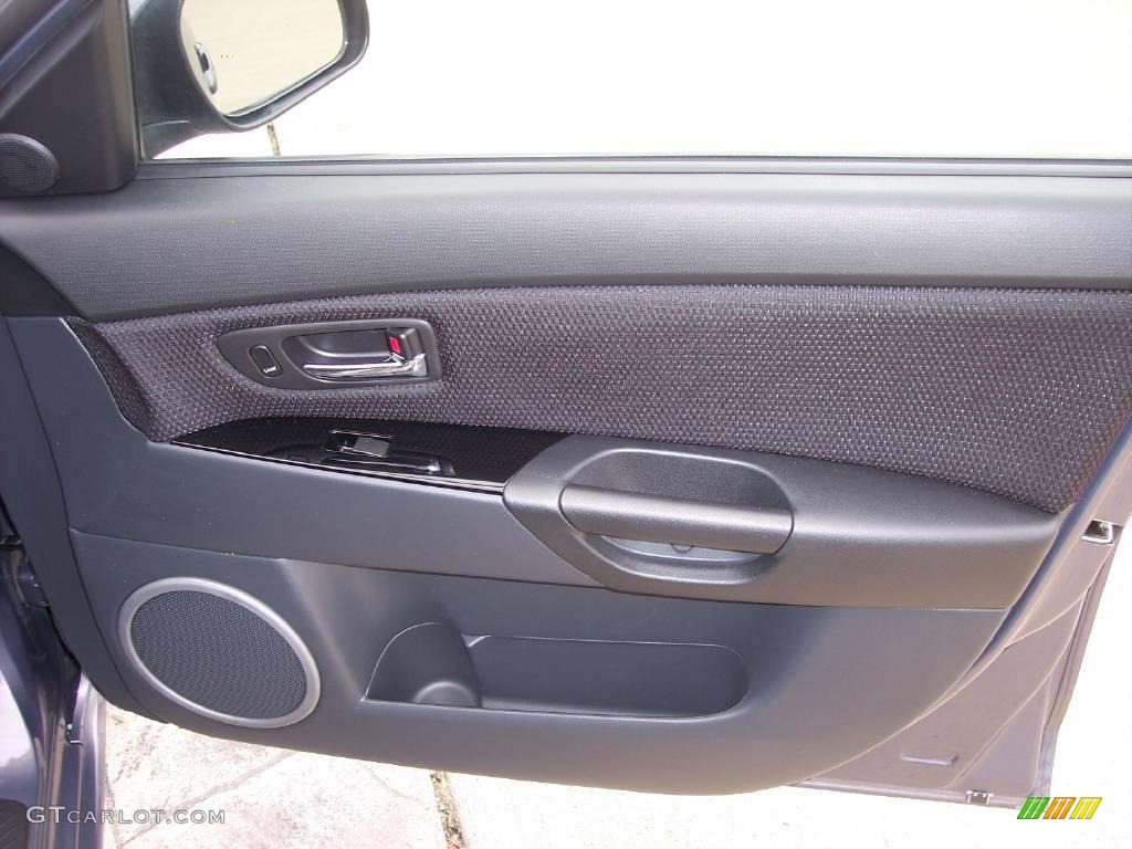 2008 MAZDA3 s Sport Hatchback - Galaxy Gray Mica / Black photo #23