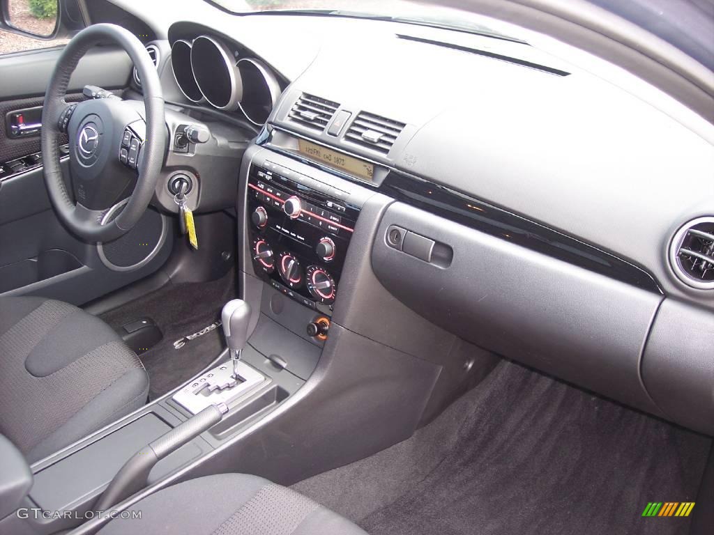 2008 MAZDA3 s Sport Hatchback - Galaxy Gray Mica / Black photo #24