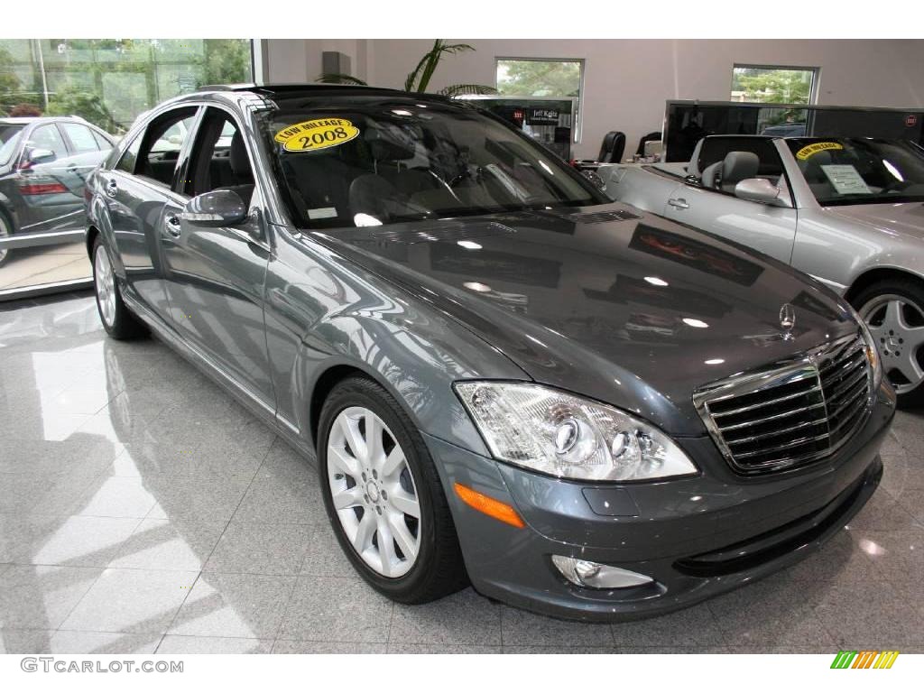 Flint Grey Metallic 2008 Mercedes-Benz S 550 4Matic Sedan Exterior Photo #17773303