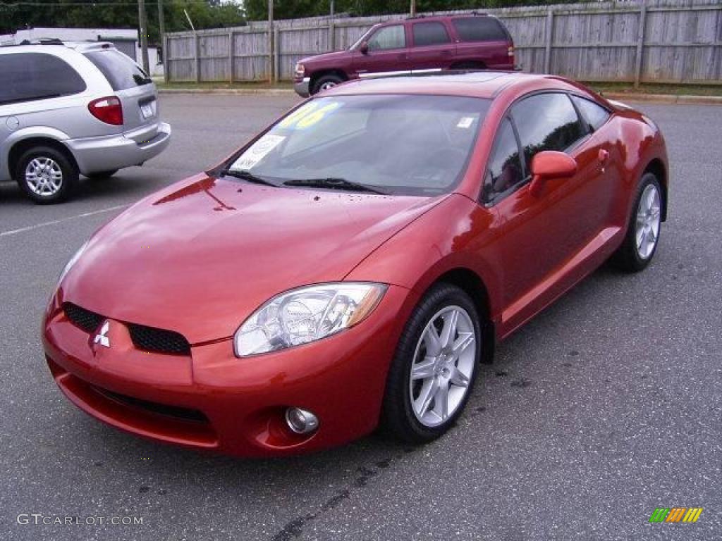 2006 Eclipse GT Coupe - Sunset Orange Pearlescent / Dark Charcoal photo #1