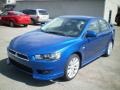 2010 Octane Blue Metallic Mitsubishi Lancer GTS  photo #1