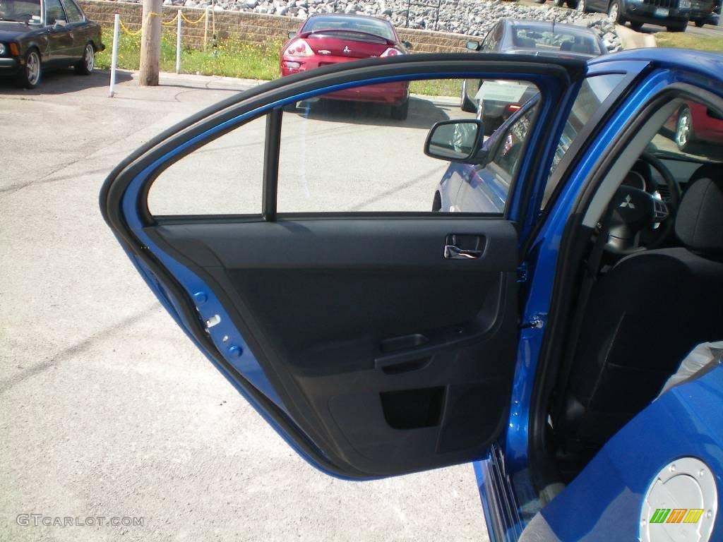 2010 Lancer GTS - Octane Blue Metallic / Black photo #17