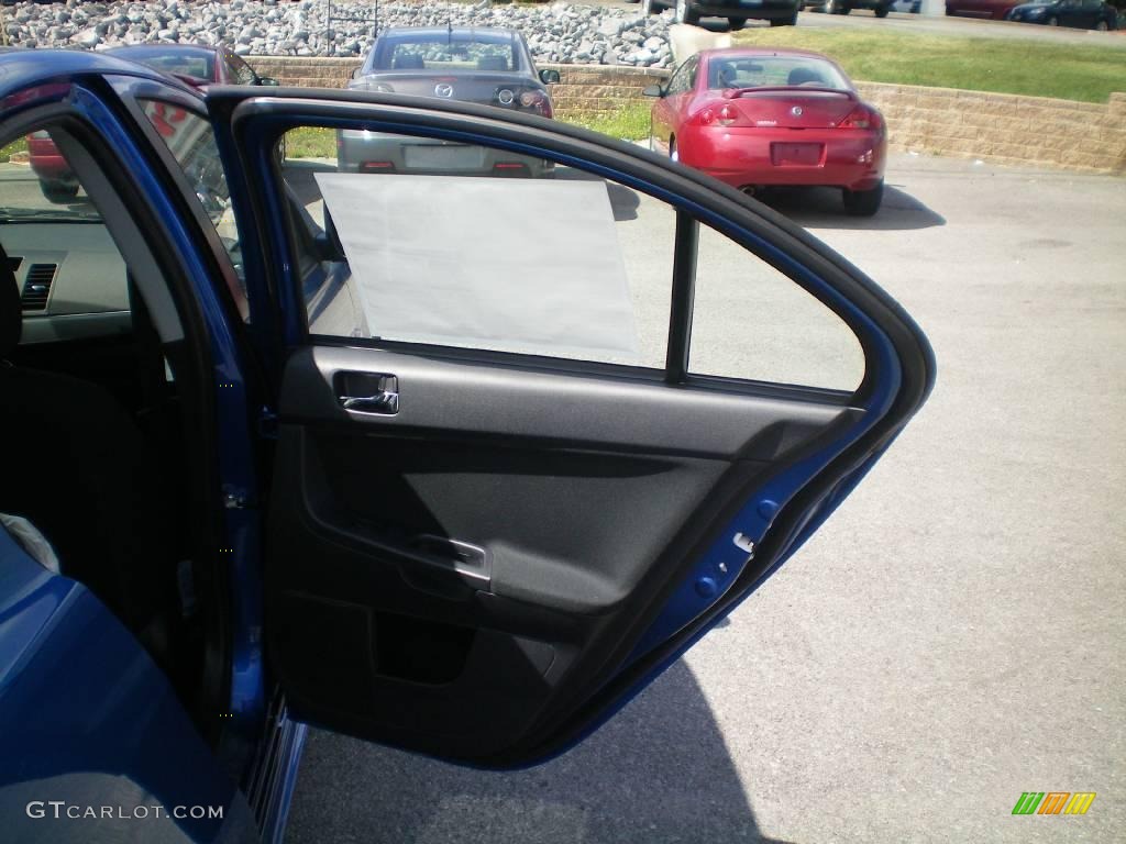 2010 Lancer GTS - Octane Blue Metallic / Black photo #20