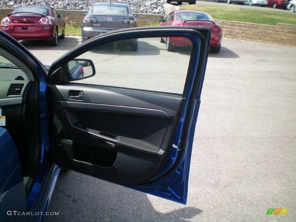 2010 Lancer ES - Octane Blue Metallic / Black photo #22