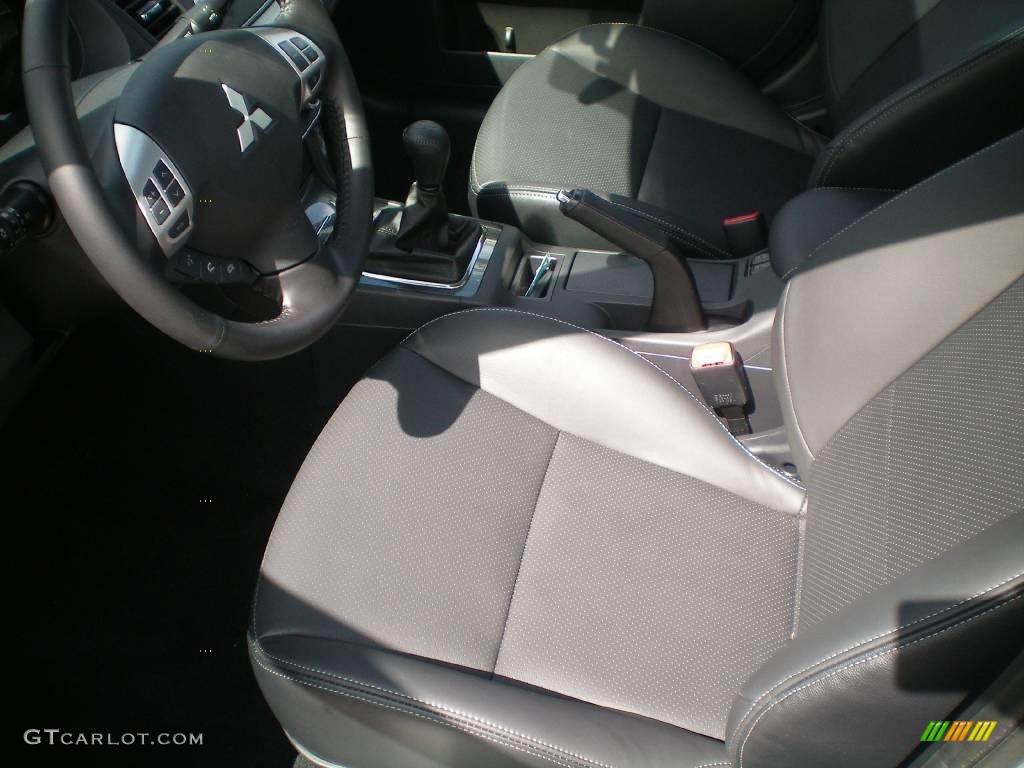 2010 Lancer GTS - Apex Silver Metallic / Black photo #2