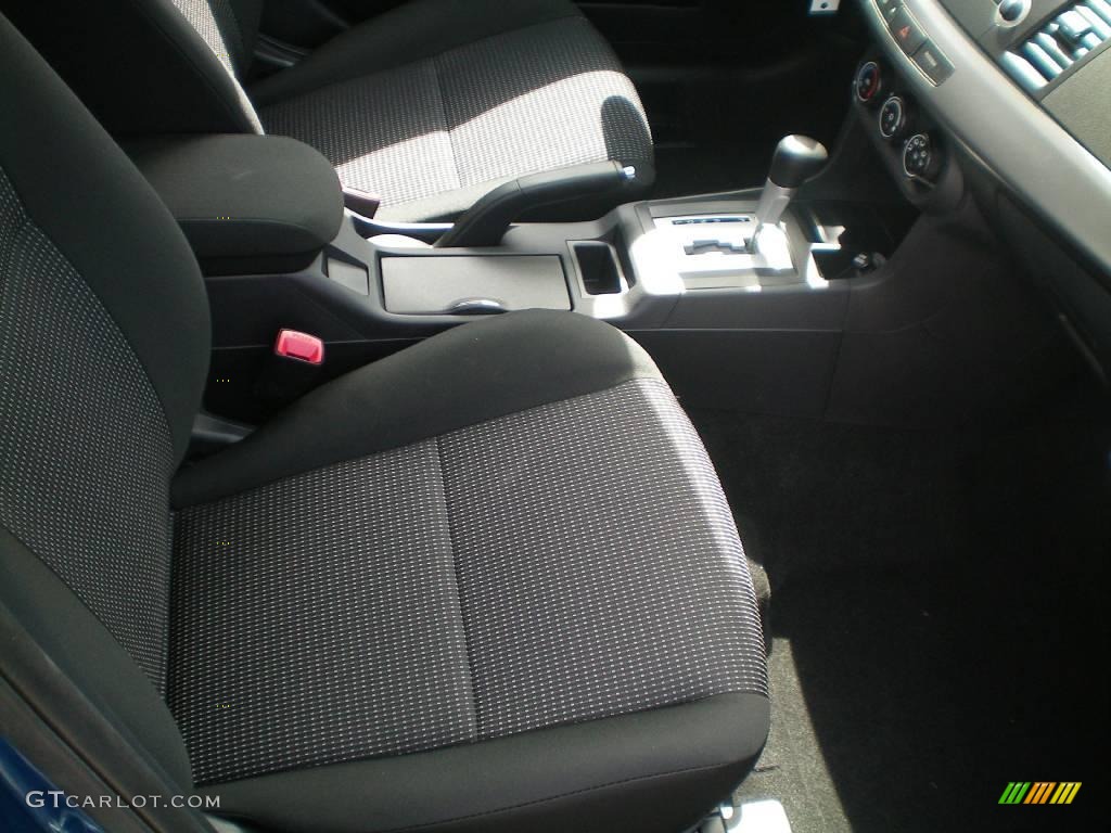 2010 Lancer ES - Octane Blue Metallic / Black photo #23
