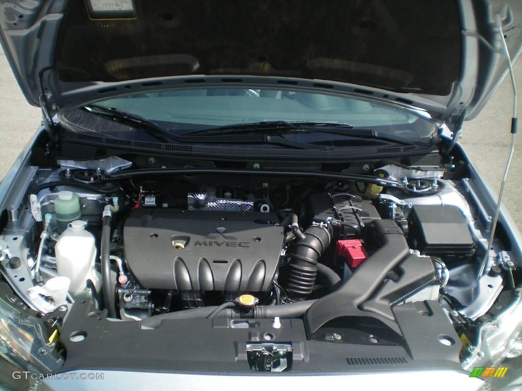 2010 Lancer GTS - Apex Silver Metallic / Black photo #17