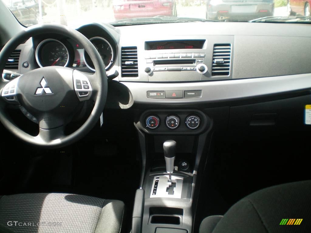 2010 Lancer ES - Octane Blue Metallic / Black photo #25