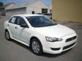 2010 Wicked White Metallic Mitsubishi Lancer DE  photo #11