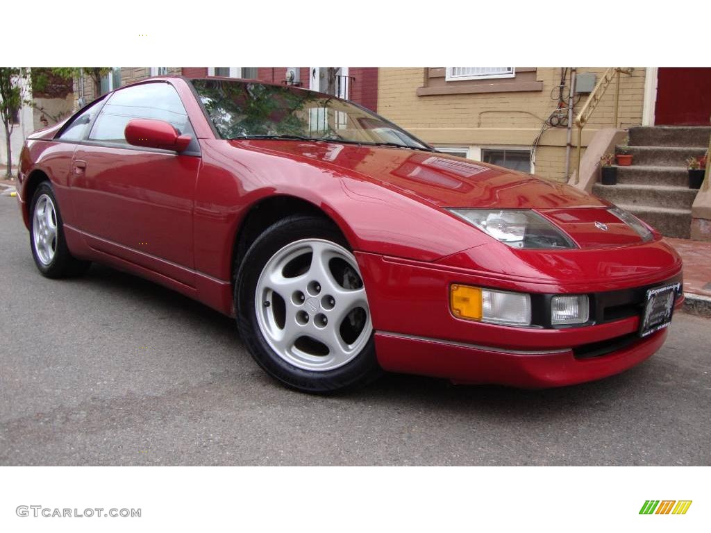 1994 300ZX Coupe - Cherry Red Pearl Metallic / Black photo #2