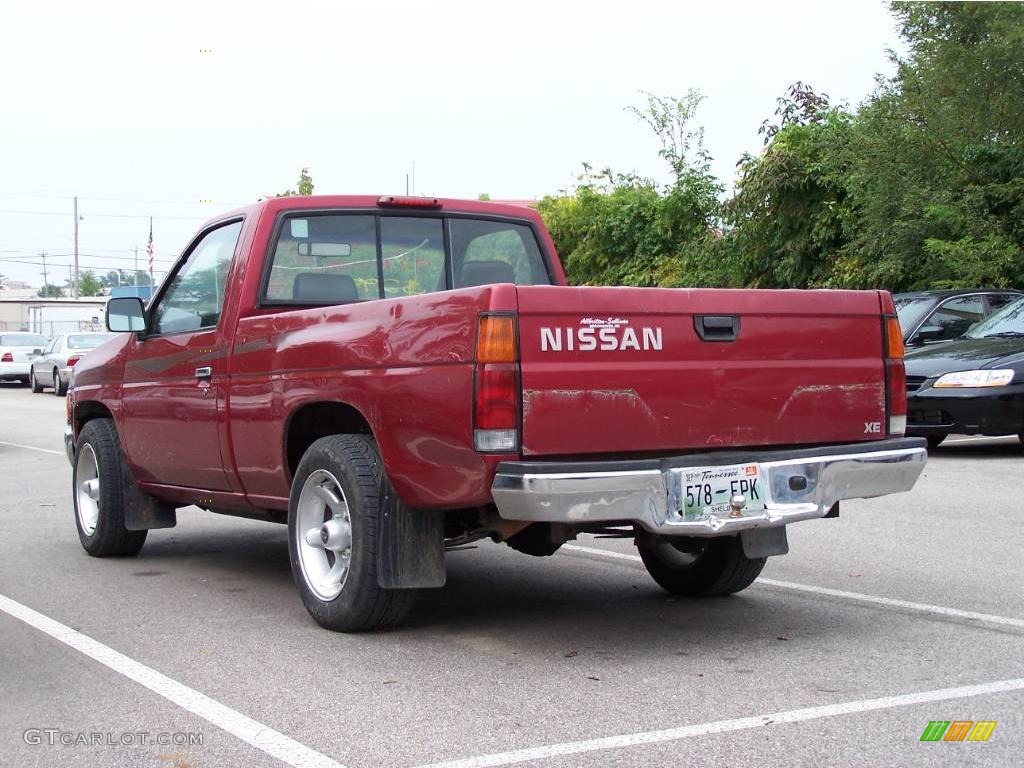 1997 Aztec Red Nissan Hardbody Truck Xe Regular Cab