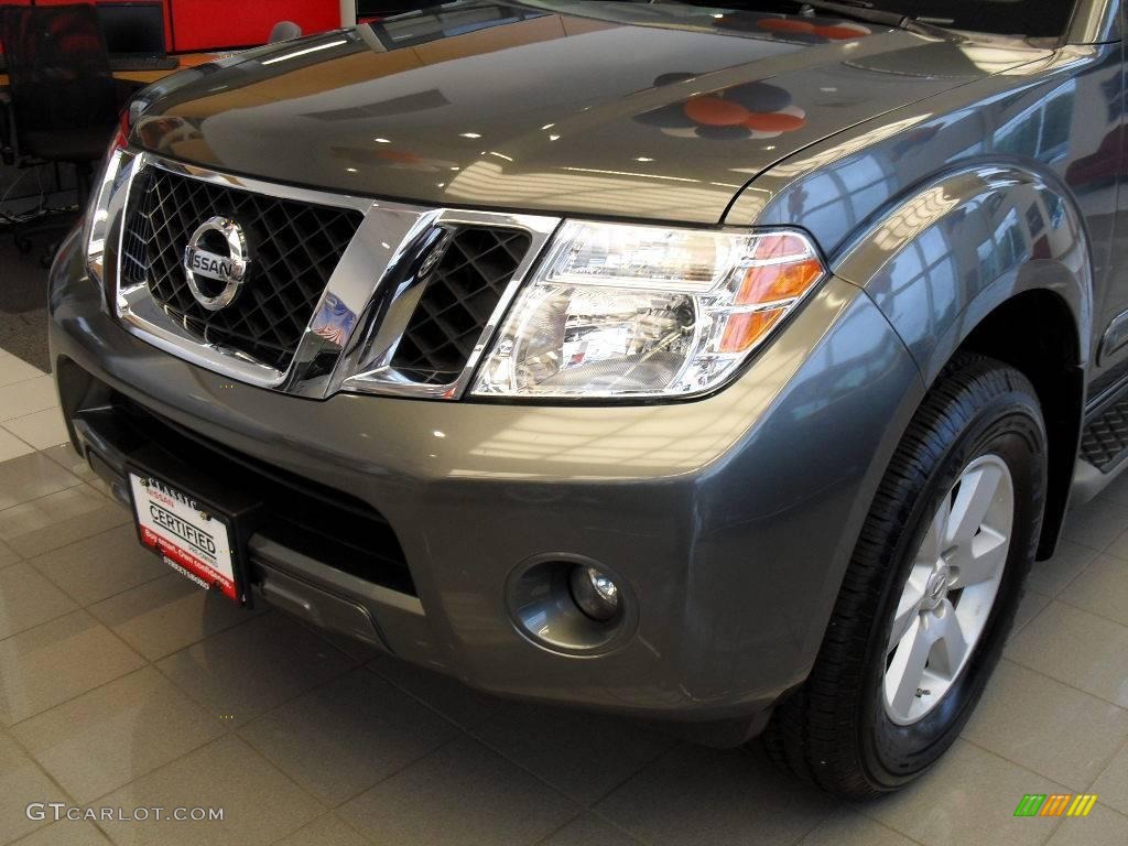 2008 Pathfinder SE 4x4 - Storm Gray / Graphite photo #7