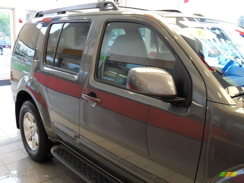 2008 Pathfinder SE 4x4 - Storm Gray / Graphite photo #11