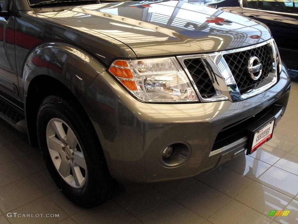 2008 Pathfinder SE 4x4 - Storm Gray / Graphite photo #12