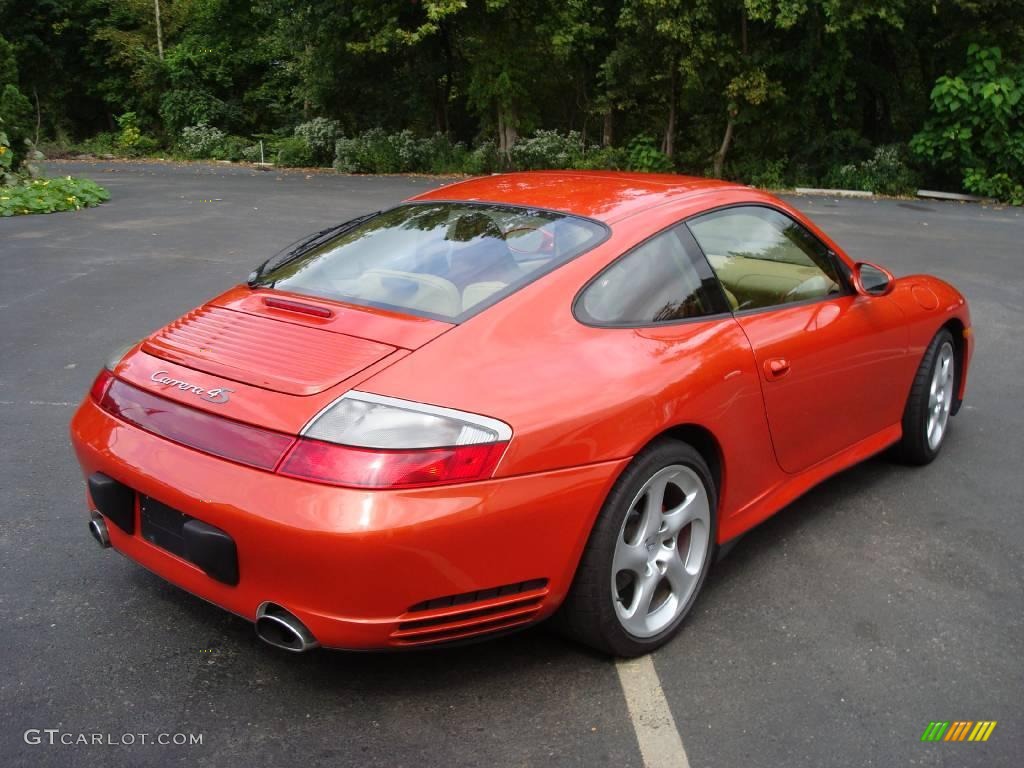 2002 911 Carrera 4S Coupe - Zanzibar Red Metallic / Savanna Beige photo #7