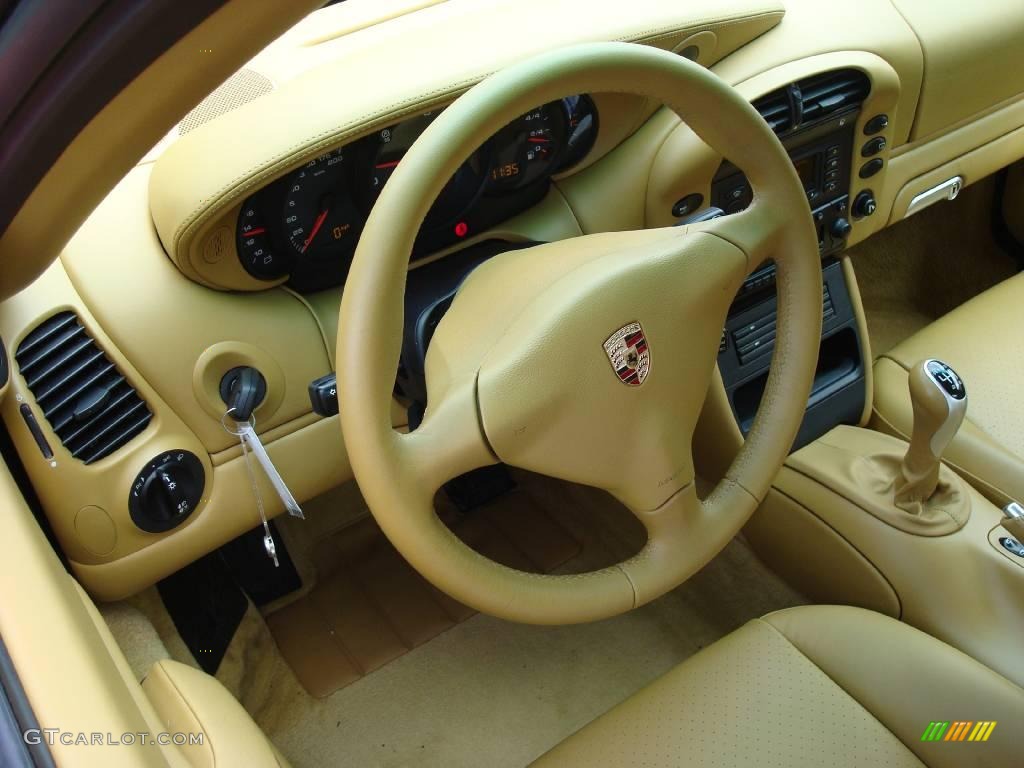 2002 911 Carrera 4S Coupe - Zanzibar Red Metallic / Savanna Beige photo #11