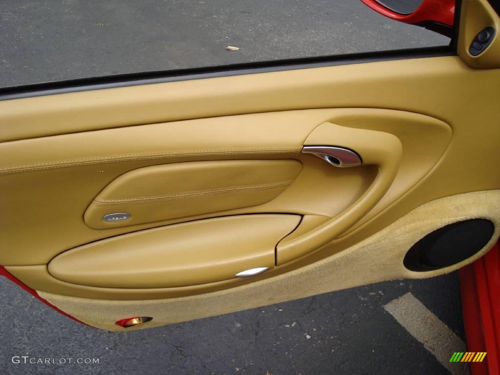 2002 Porsche 911 Carrera 4S Coupe Savanna Beige Door Panel Photo #17778544