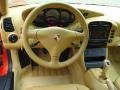 Savanna Beige 2002 Porsche 911 Carrera 4S Coupe Steering Wheel