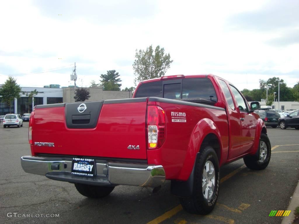 2006 Frontier NISMO King Cab 4x4 - Red Alert / Graphite photo #11