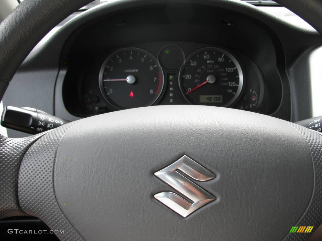 2005 Aerio S Sedan - Cool Beige Metallic / Black photo #11
