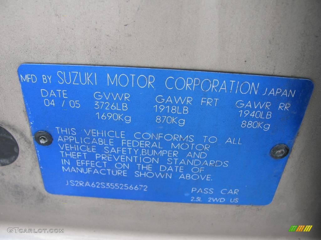 2005 Aerio S Sedan - Cool Beige Metallic / Black photo #14