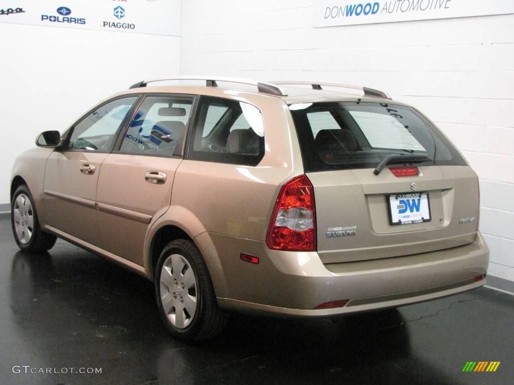 2006 Forenza Wagon - Champagne Beige Metallic / Grey photo #3