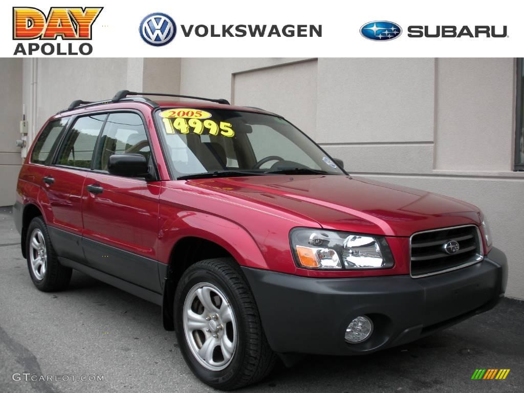 Cayenne Red Pearl Subaru Forester