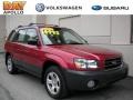 2005 Cayenne Red Pearl Subaru Forester 2.5 X  photo #1