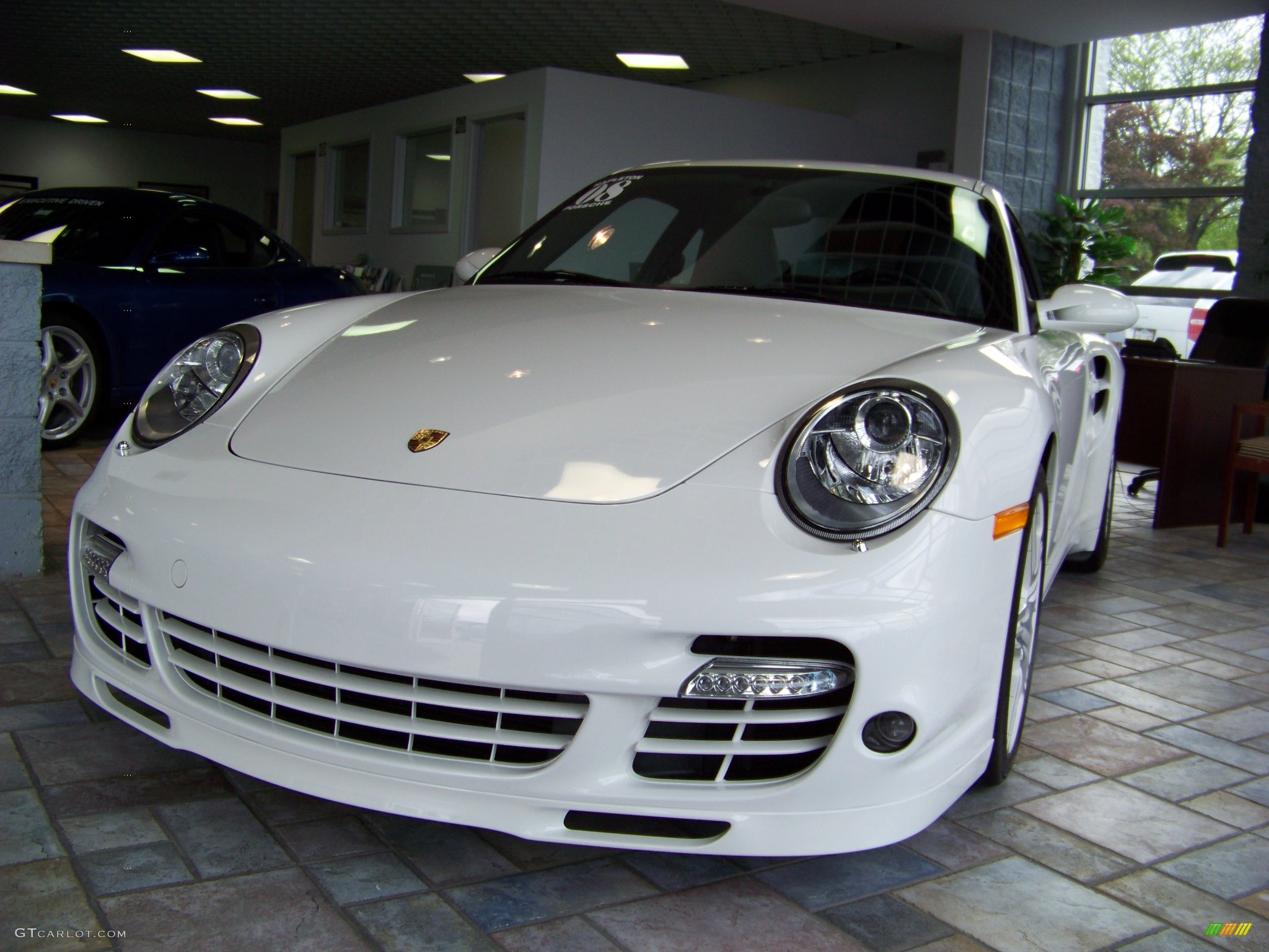 2008 911 Turbo Coupe - Carrara White / Black/Stone Grey photo #1