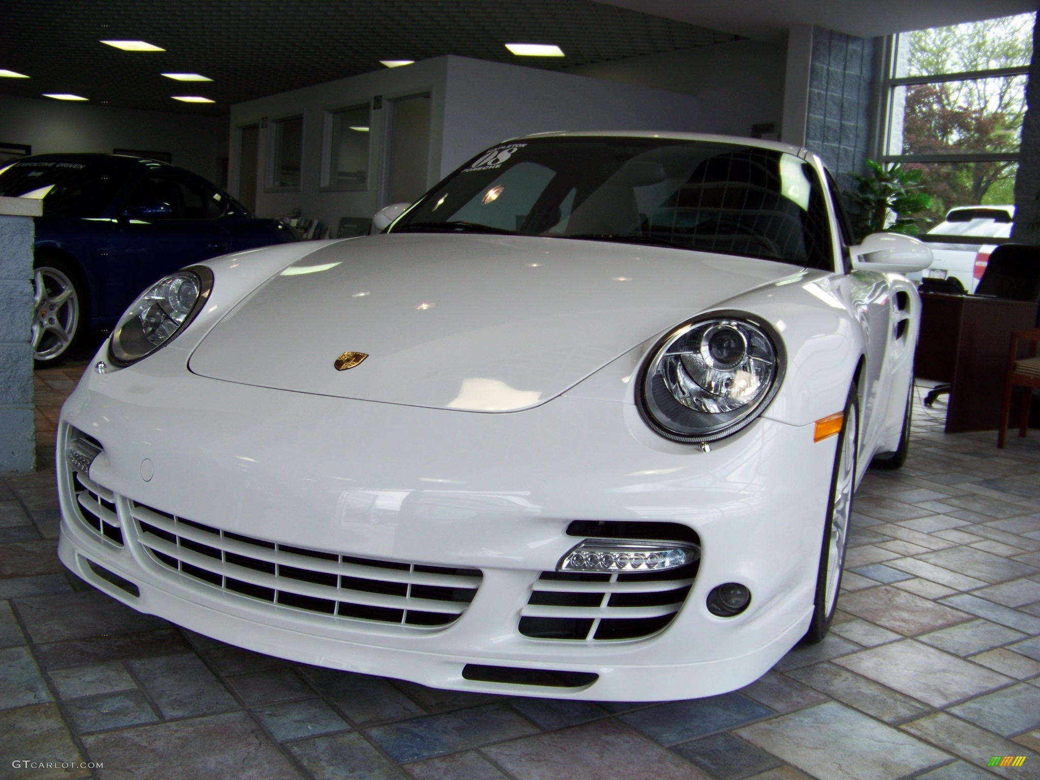 2008 911 Turbo Coupe - Carrara White / Black/Stone Grey photo #1