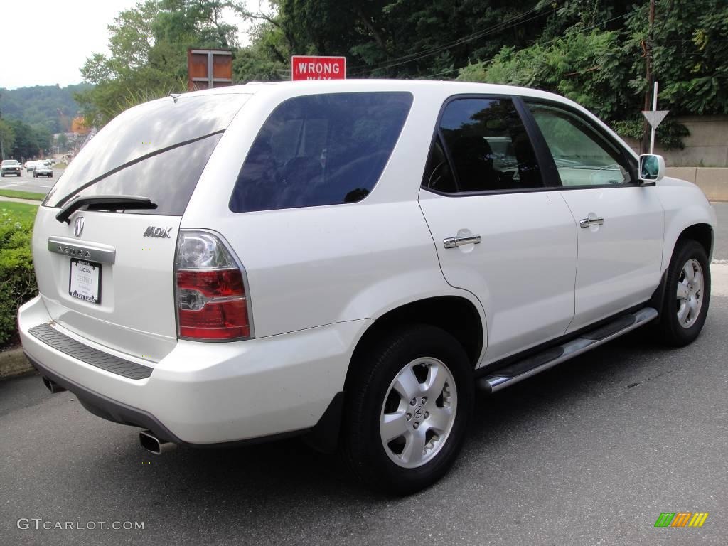 2006 MDX  - Aspen White Pearl / Saddle photo #3