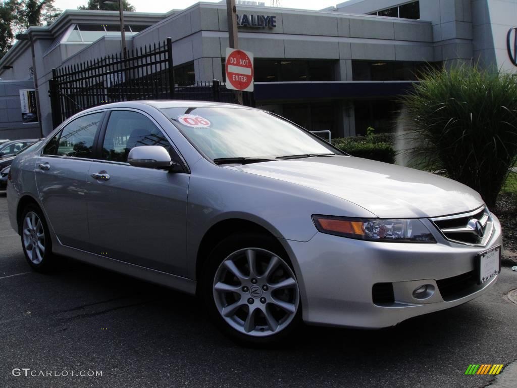2006 TSX Sedan - Alabaster Silver Metallic / Ebony Black photo #1