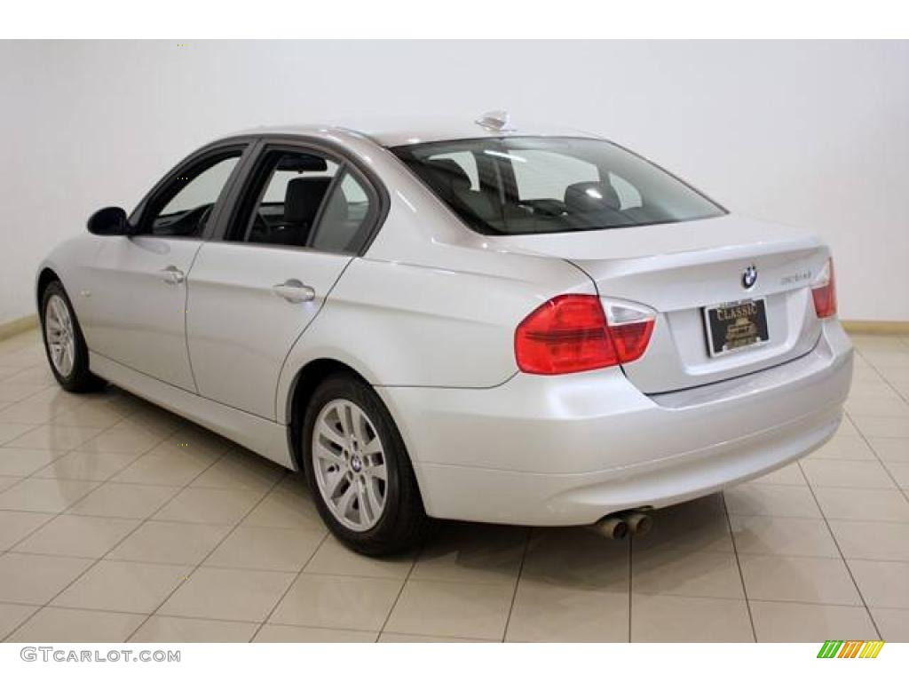 2006 3 Series 325xi Sedan - Titanium Silver Metallic / Black photo #5