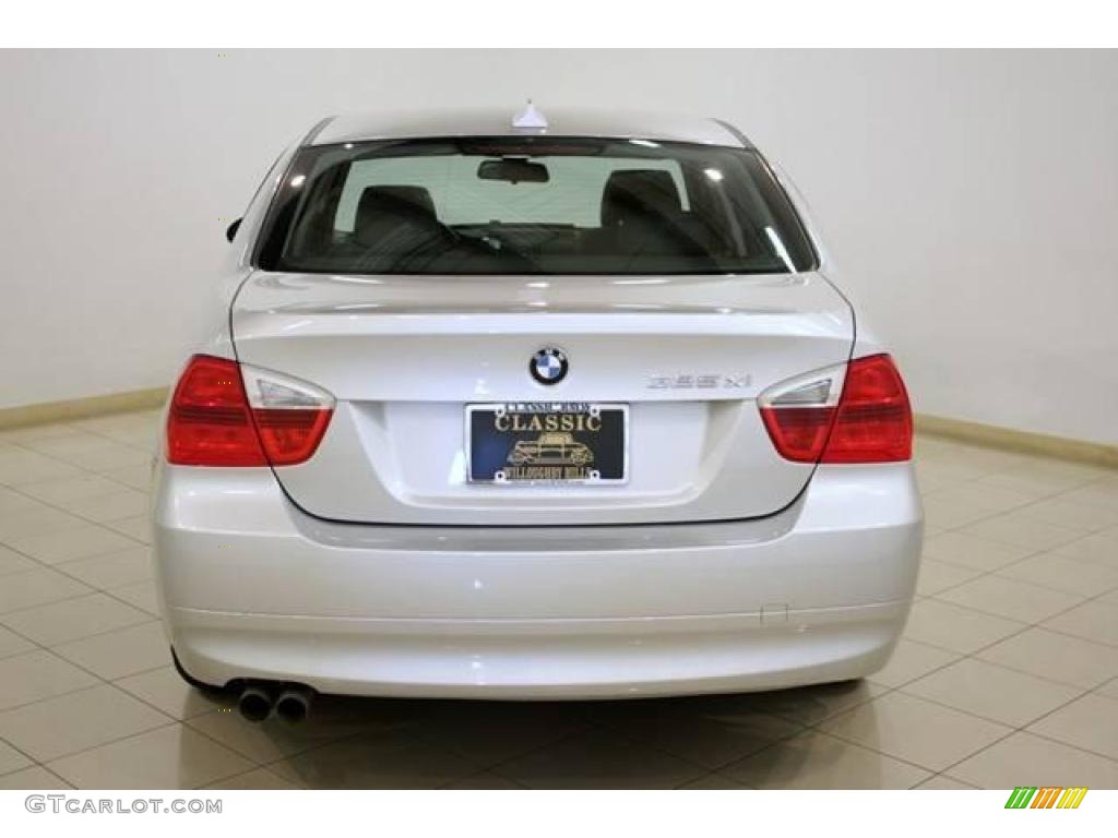 2006 3 Series 325xi Sedan - Titanium Silver Metallic / Black photo #6