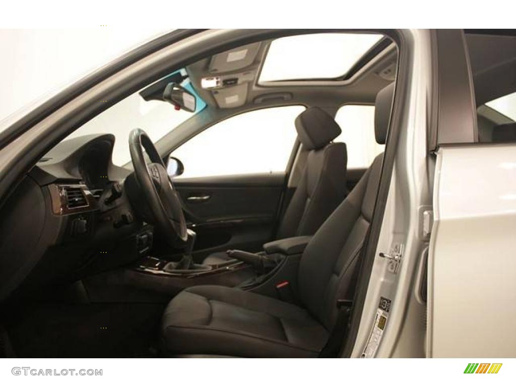 2006 3 Series 325xi Sedan - Titanium Silver Metallic / Black photo #9