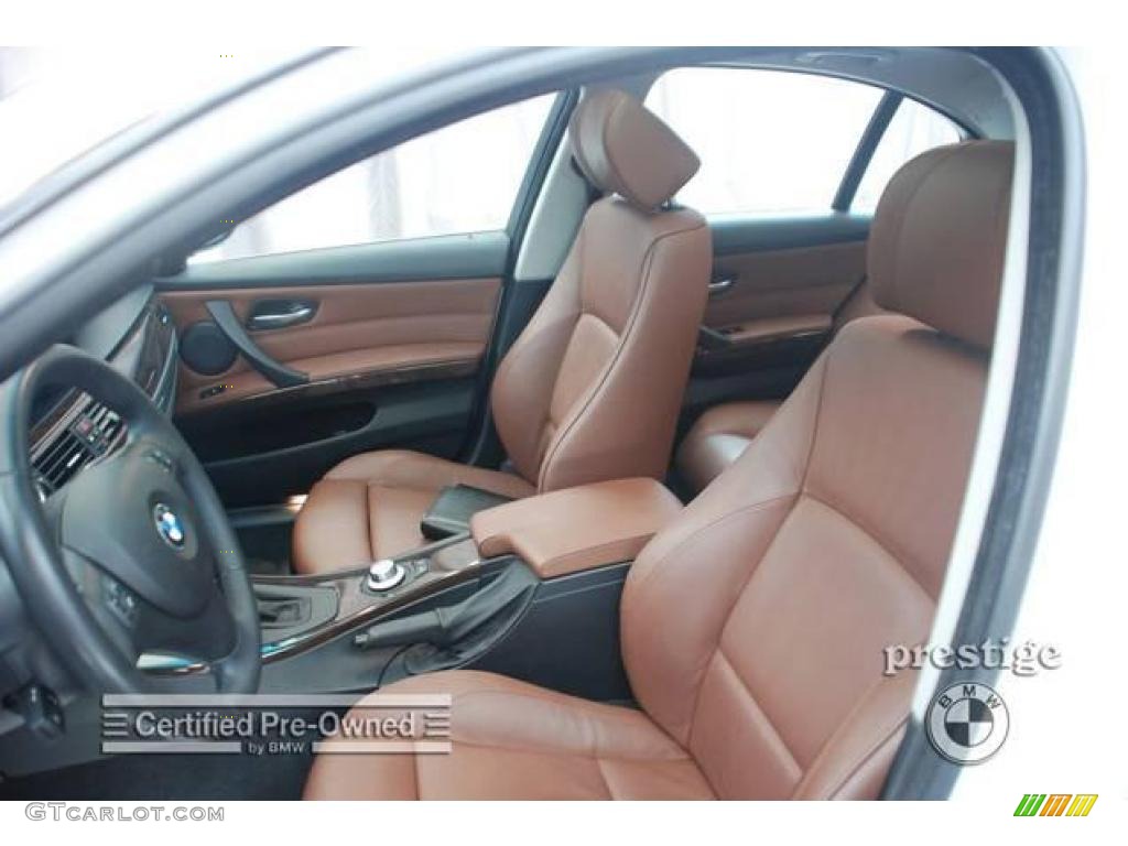 2006 3 Series 330i Sedan - Alpine White / Terra/Black Dakota Leather photo #7