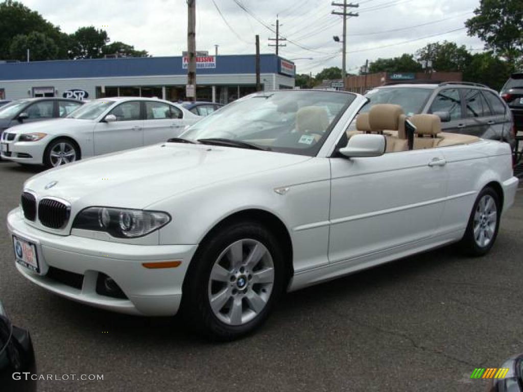 2006 3 Series 325i Convertible - Alpine White / Sand photo #6