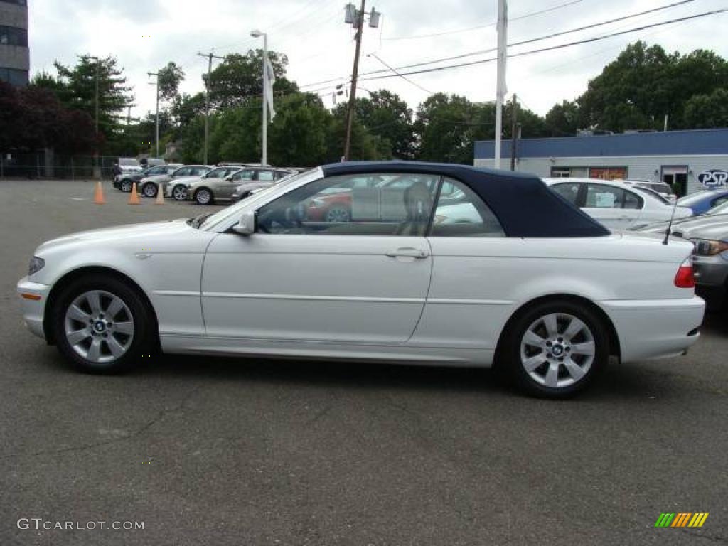 2006 3 Series 325i Convertible - Alpine White / Sand photo #9