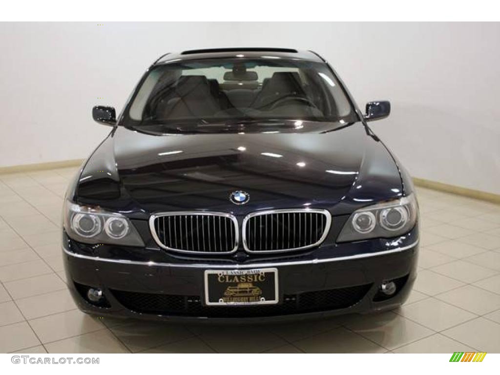 2006 7 Series 750i Sedan - Monaco Blue Metallic / Black/Black photo #2