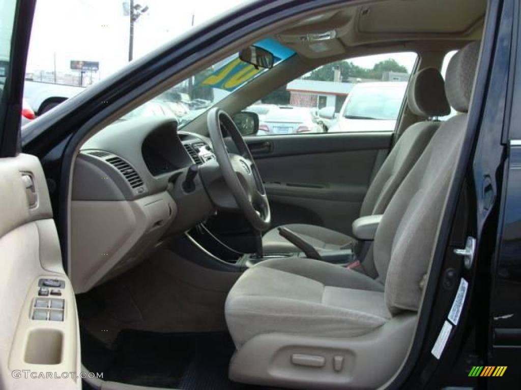 2002 Camry LE - Black / Taupe photo #7